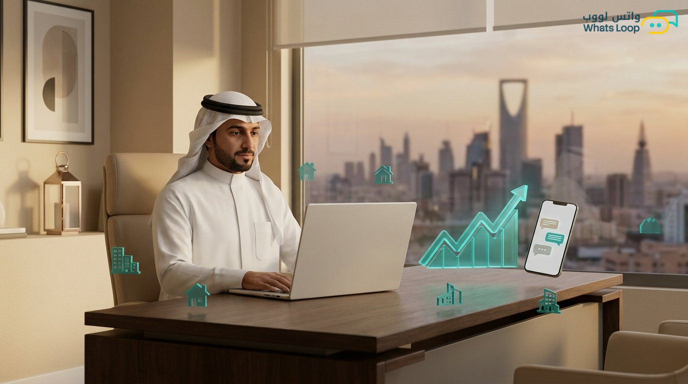 كيف ضاعف مكتب عقاري مبيعاته 3 مرات باستخدام واتساب مع واتس لووب